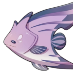 Poisson-papillon violet