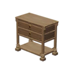 Armoire à trois tiroirs en bois de tamaris Athel