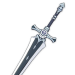 Grande épée en fer blanc
