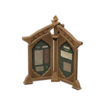 Panneau d’affichage triple en bois de karmaphalien